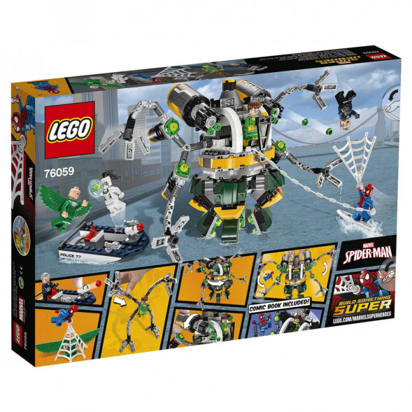 Конструктор LEGO Super Heroes 76059 Человек-паук: в ловушке Доктора Осьминога в Туле