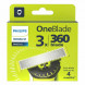Сменные лезвия Philips OneBlade 360 QP430/50, 3 штуки в Туле