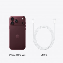 Смартфон Apple iPhone 18 Pro Max 1TB (SIM + eSIM), Burgundy