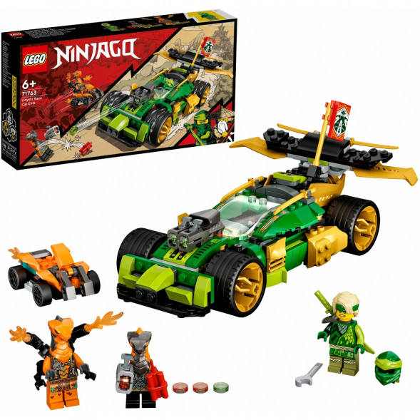 Конструктор LEGO Ninjago 71763 Гоночный автомобиль ЭВО Ллойда в Туле