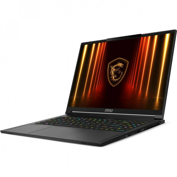 Ноутбук MSI Stealth A16 AI+ A3HWHG-239XRU (16&amp;quot;, OLED, AMD Ryzen AI 9 365 2ГГц, 10 ядер, 32ГБ LPDDR5x, 1ТБ SSD, NVIDIA GeForce RTX 5070 Ti, без ОС), черный в Туле