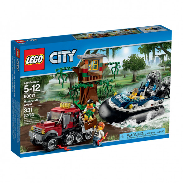Конструктор LEGO City 60071 Полицейский корабль на воздушной подушке в Туле