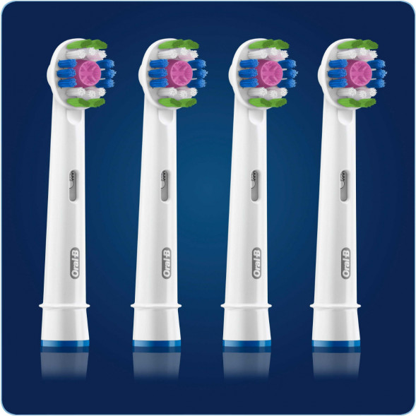 Насадки на зубные щетки Oral-B 3D White, 4 шт. в Туле