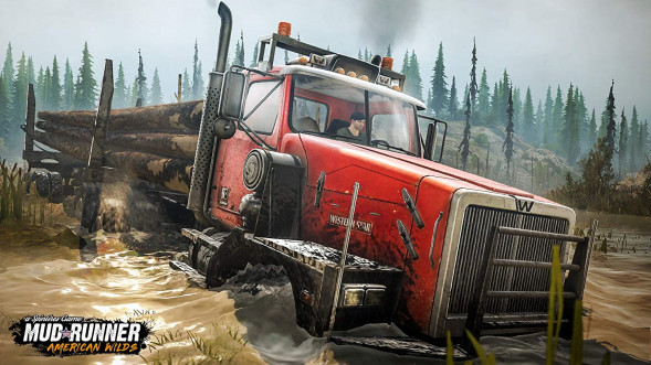 Игра Spintires: MudRunner American Wilds [Nintendo Switch, русские субтитры] в Туле