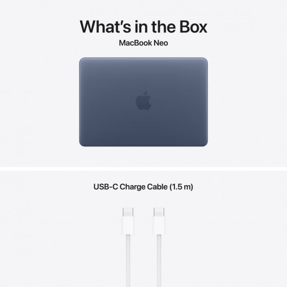 Ноутбук Apple MacBook Neo MHFG4 (A18 Pro 5-Core GPU, 8/512GB), Синий/Indigo в Туле