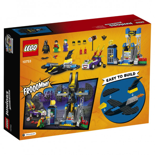 Конструктор LEGO Juniors 10753 Нападение Джокера на Бэтпещеру в Туле